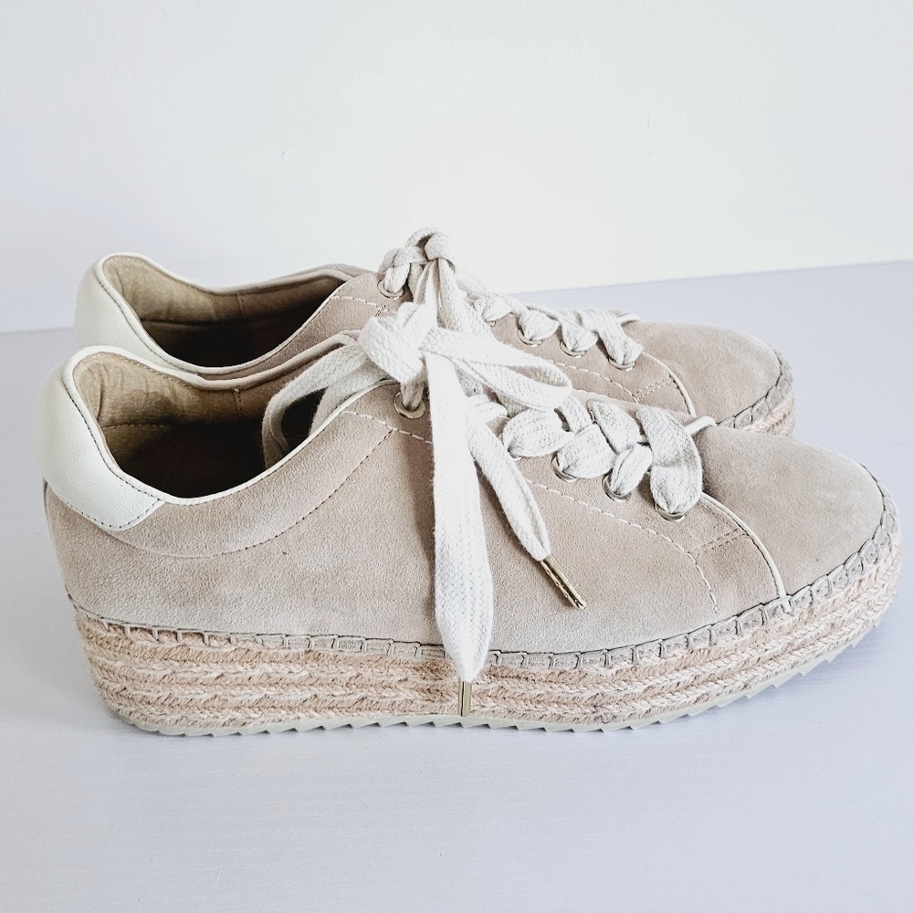 Joie Dabna Suede Platform Espadrille Wedge Sneaker Women's Size 39 - Picture 7 of 15